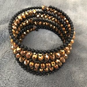 Beaded wrap bracelet
